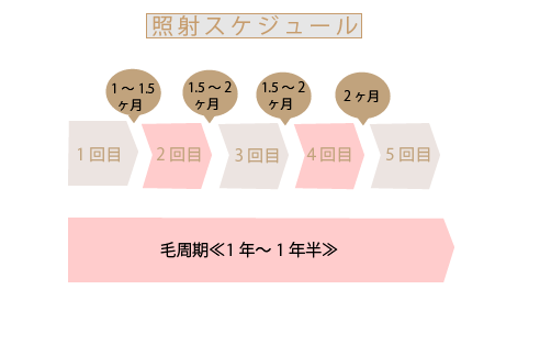 医療脱毛と毛周期の関係をご存知ですか？